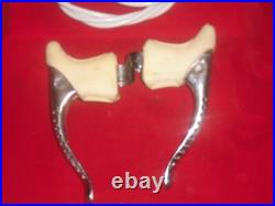 Vintage Campagnolo Super Record Brake Set. NOS Hoods And Cables. # 1070
