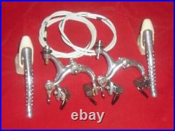 Vintage Campagnolo Super Record Brake Set. NOS Hoods And Cables. # fu 3