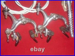Vintage Campagnolo Super Record Brake Set. NOS Hoods And Cables. # fu 3