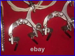 Vintage Campagnolo Super Record Brake Set. NOS Hoods And Cables. # fu 3