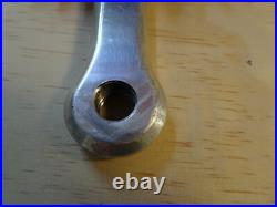 Vintage Campagnolo Super Record Crankset 170 mm 53-42 Non-Fluted Engraved Logo