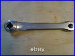 Vintage Campagnolo Super Record Crankset 170 mm 53-42 Non-Fluted Engraved Logo