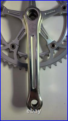 Vintage Campagnolo Super Record Crankset B VG 170mm 54T/42T Early 1970s