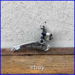 Vintage Campagnolo Super Record Front Derailleur 3 Hole Black Braze On Eroica A3