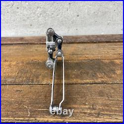 Vintage Campagnolo Super Record Front Derailleur 3 Hole Black Braze On Eroica A3