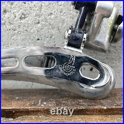 Vintage Campagnolo Super Record Front Derailleur 3 Hole Black Braze On Eroica A3