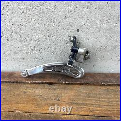 Vintage Campagnolo Super Record Front Derailleur 3 Hole Black Braze On Eroica A3