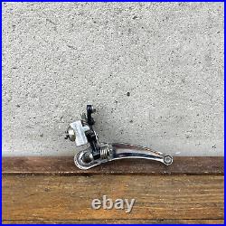 Vintage Campagnolo Super Record Front Derailleur 3 Hole Black Braze On Eroica A3