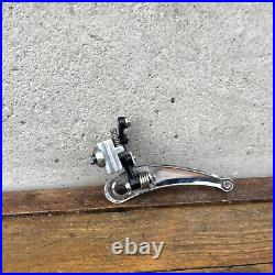 Vintage Campagnolo Super Record Front Derailleur 3 Hole Black Braze On Eroica A3