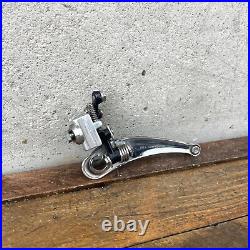 Vintage Campagnolo Super Record Front Derailleur 3 Hole Black Braze On Eroica A3