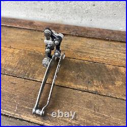 Vintage Campagnolo Super Record Front Derailleur 3 Hole Black Braze On Eroica A3