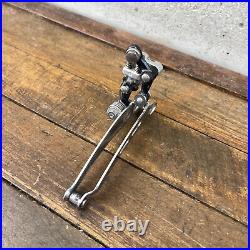 Vintage Campagnolo Super Record Front Derailleur 3 Hole Black Braze On Eroica A3