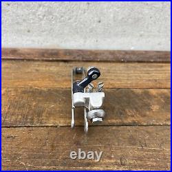 Vintage Campagnolo Super Record Front Derailleur 3 Hole Black Braze On Eroica A3