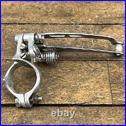 Vintage Campagnolo Super Record Front Derailleur 3 Hole Braze On Bottom Pull A8
