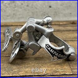 Vintage Campagnolo Super Record Front Derailleur 3 Hole Braze On Bottom Pull A8