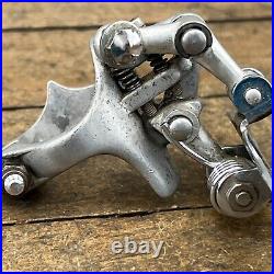 Vintage Campagnolo Super Record Front Derailleur 3 Hole Braze On Bottom Pull A8