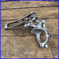 Vintage Campagnolo Super Record Front Derailleur 3 Hole Braze On Bottom Pull A8