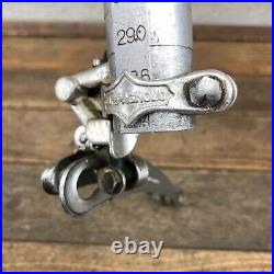 Vintage Campagnolo Super Record Front Derailleur 3 Hole Clamp On Bottom Pull A08