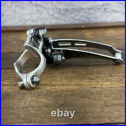 Vintage Campagnolo Super Record Front Derailleur 3 Hole Clamp On Bottom Pull A9