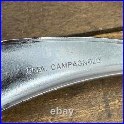 Vintage Campagnolo Super Record Front Derailleur 3 Hole Clamp On Bottom Pull A9