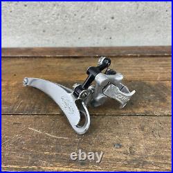 Vintage Campagnolo Super Record Front Derailleur Bottom Pull 28.6 Early NO Lip
