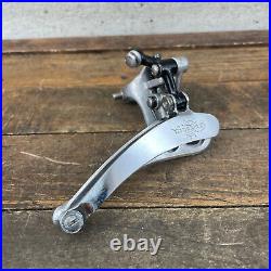 Vintage Campagnolo Super Record Front Derailleur Bottom Pull 28.6 Early NO Lip