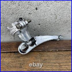 Vintage Campagnolo Super Record Front Derailleur Bottom Pull 28.6 Early NO Lip