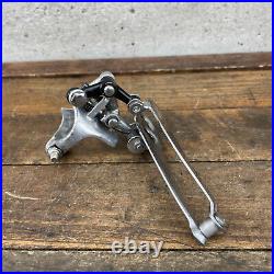 Vintage Campagnolo Super Record Front Derailleur Bottom Pull 28.6 Early NO Lip