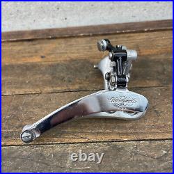 Vintage Campagnolo Super Record Front Derailleur Bottom Pull 28.6 Early NO Lip