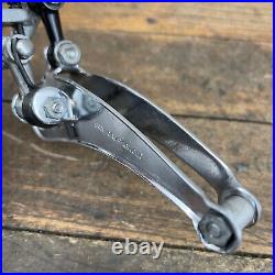 Vintage Campagnolo Super Record Front Derailleur Bottom Pull 28.6 Early NO Lip