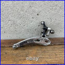 Vintage Campagnolo Super Record Front Derailleur Braze On 3 Hole Bottom Pull