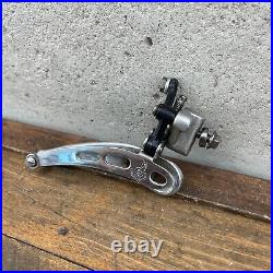 Vintage Campagnolo Super Record Front Derailleur Braze On 3 Hole Bottom Pull