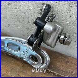 Vintage Campagnolo Super Record Front Derailleur Braze On 3 Hole Bottom Pull