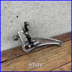 Vintage Campagnolo Super Record Front Derailleur Braze On 3 Hole Bottom Pull