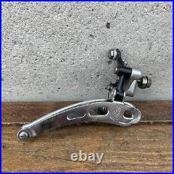 Vintage Campagnolo Super Record Front Derailleur Braze On 3 Hole Bottom Pull