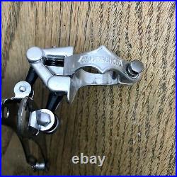 Vintage Campagnolo Super Record Front Derailleur Clamp-On 3 Hole Very Clean