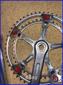 Vintage Campagnolo Super Record GIOS Pantograph Crankset 42-52 With 172.5 Arms