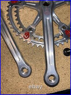 Vintage Campagnolo Super Record GIOS Pantograph Crankset 42-52 With 172.5 Arms