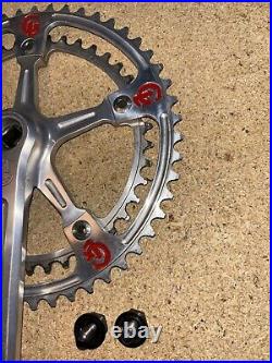 Vintage Campagnolo Super Record GIOS Pantograph Crankset 42-52 With 172.5 Arms