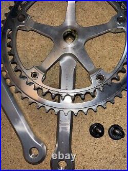 Vintage Campagnolo Super Record GIOS Pantograph Crankset 42-52 With 172.5 Arms