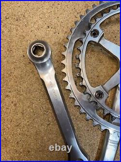 Vintage Campagnolo Super Record GIOS Pantograph Crankset 42-52 With 172.5 Arms