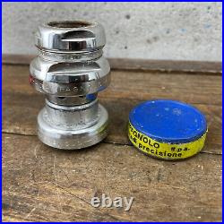 Vintage Campagnolo Super Record Headset 1 Italian Threaded 26.4 30.2 24f Campy Vintage Campagnolo Super Record Headset 1 Italian Threaded 26.4 30.2 24f Campy