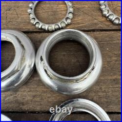 Vintage Campagnolo Super Record Headset Italian Thread 1in 25x24F Alloy 1980s