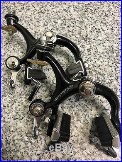 Vintage Campagnolo Super Record Nuovo Road Bike Calipers Brakeset front and rear