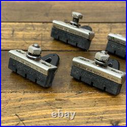Vintage Campagnolo Super Record Pads Shoes Set Campy Alloy Brake Carrrier C0