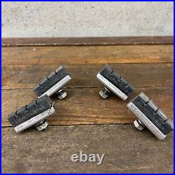 Vintage Campagnolo Super Record Pads Shoes Set Campy Alloy Brake Carrrier C0