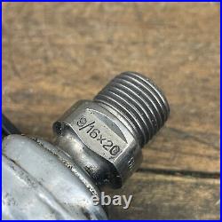 Vintage Campagnolo Super Record Pedals Pair Ti Spindle 9/16 Italy Campy Titanium