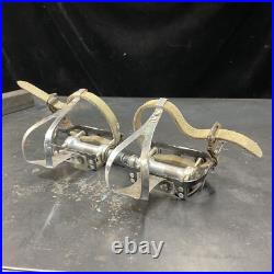 Vintage Campagnolo Super Record Pedals Used