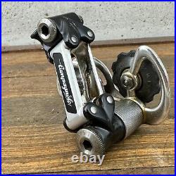 Vintage Campagnolo Super Record Rear Derailleur No Stamp Ti Bolts Black Eroica