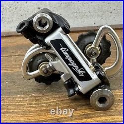 Vintage Campagnolo Super Record Rear Derailleur No Stamp Ti Bolts Black Eroica